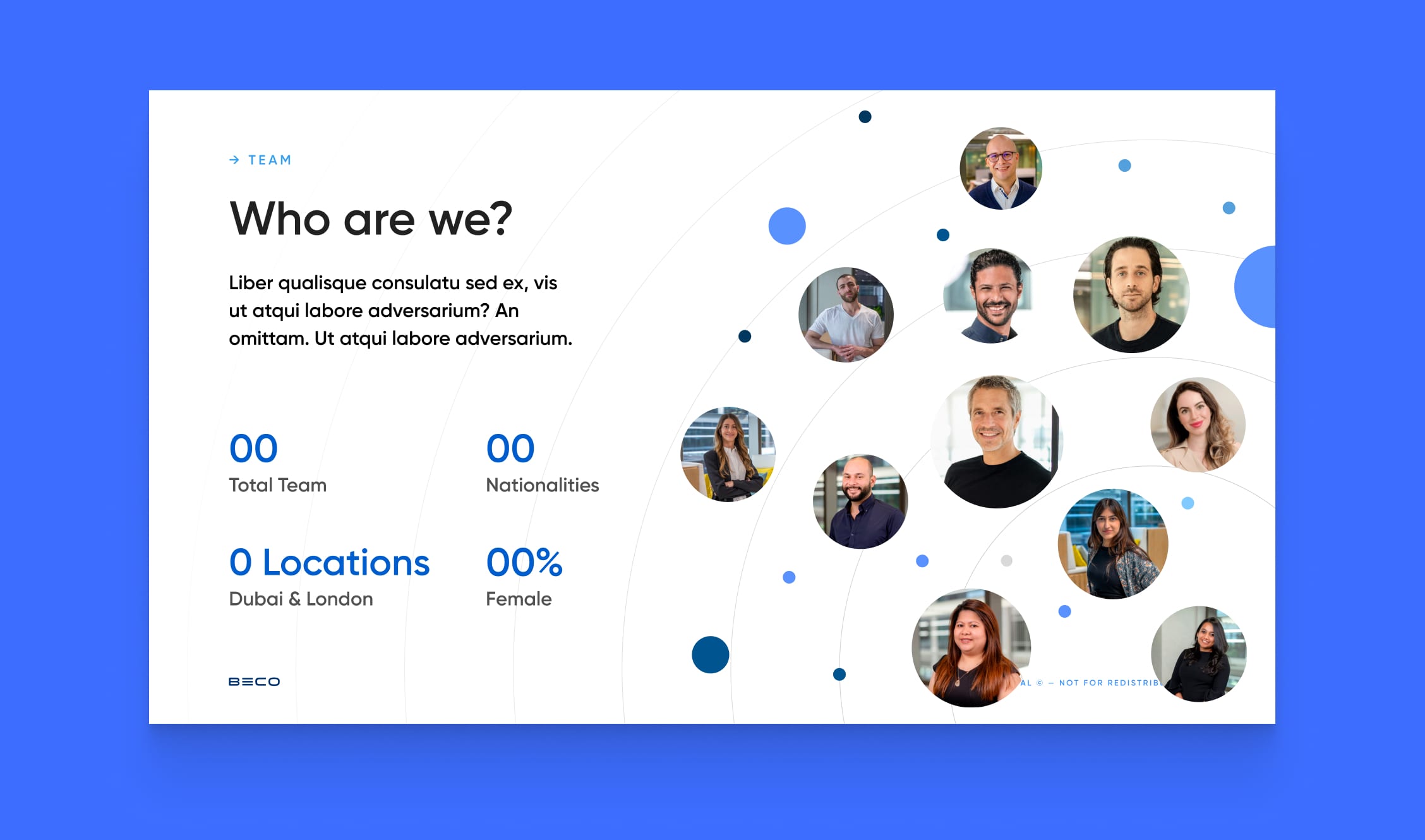 Portfolio showcase slide